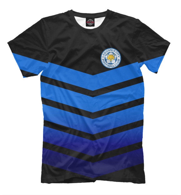 Футболка для мальчиков с изображением Leicester City FC цвета Черный
