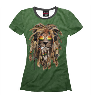 Женская футболка Раста-лев