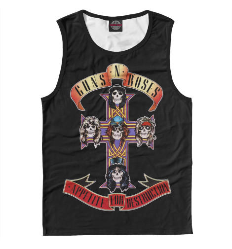 

Майки Print Bar, Белый, Guns N' Roses
