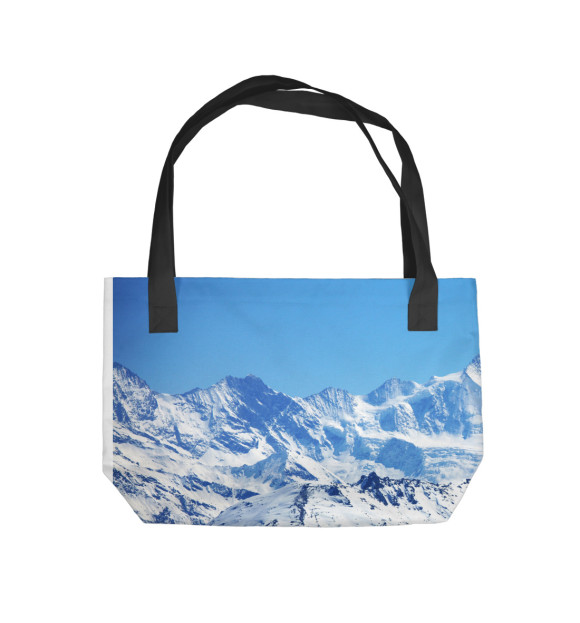 Пляжная сумка с изображением Гора цвета 