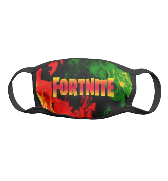 Маска тканевая с притом Fortnite цвета Белый Маска тканевая с изображением Fortnite цвета Белый