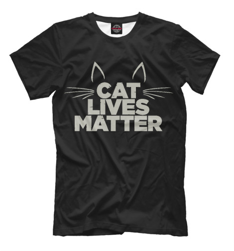 Футболки Print Bar Cat Lives Matter худи print bar space cat