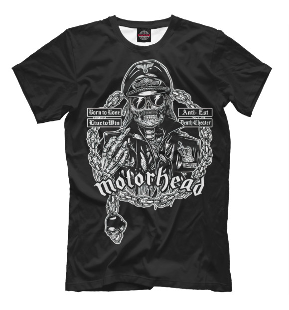 Футболка для мальчиков с изображением Motorhead цвета Белый