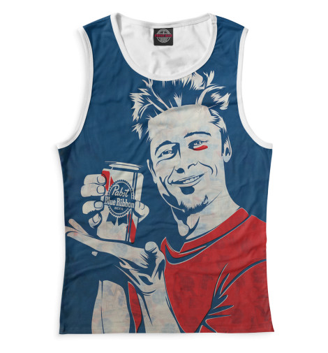 

Майки Print Bar, Белый, Тайлер Дёрден