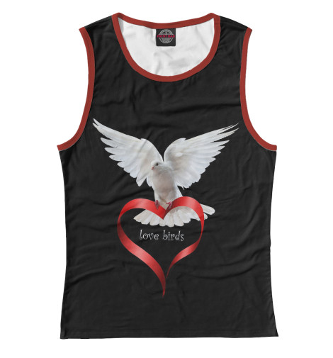 

Майки Print Bar, Белый, Любовь