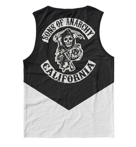 

Майки Print Bar, Белый, Сыны анархии