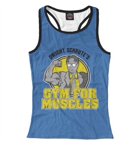 

Майки борцовки Print Bar, Белый, Gym for Muscles