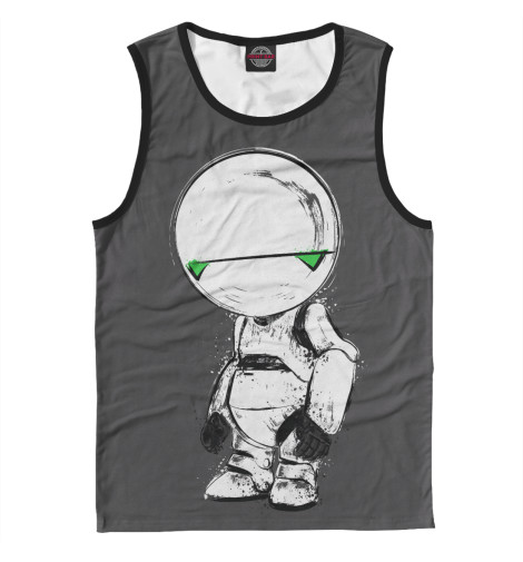 

Майки Print Bar, Белый, Paranoid Android