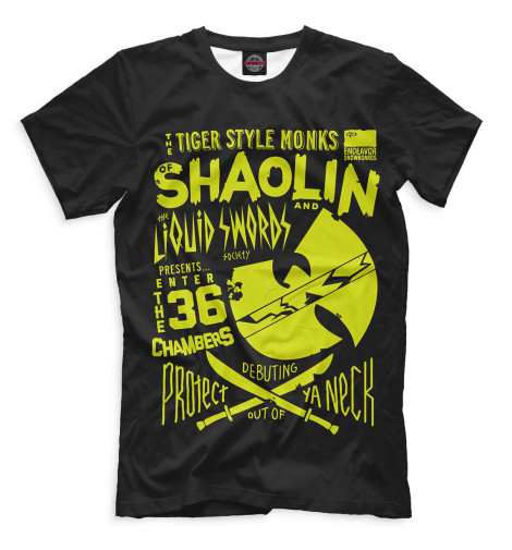

Футболки Print Bar, Черный, Wu-Tang Clan