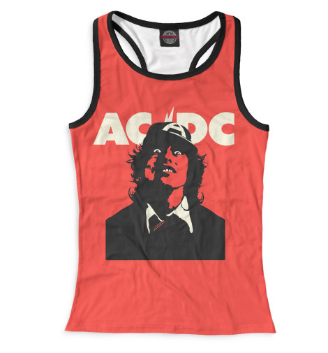 

Майки борцовки Print Bar, Белый, AC/DC
