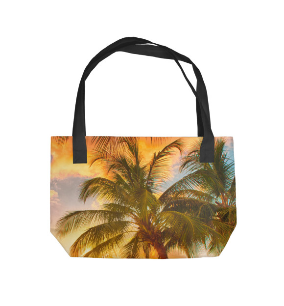 Пляжная сумка с изображением Море цвета 