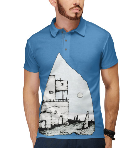 

Поло Print Bar, Белый, TOWN