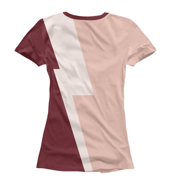 Женская футболка с изображением Anastasiz Леди цвета Белый