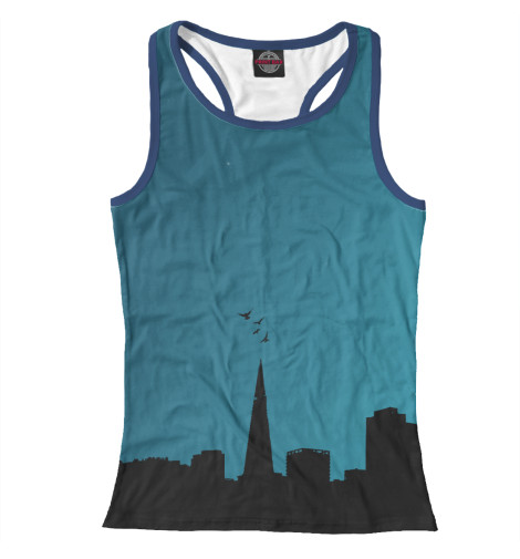 

Майки борцовки Print Bar, Белый, Ночной город