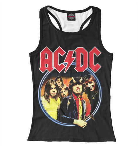 

Майки борцовки Print Bar, Белый, AC/DC