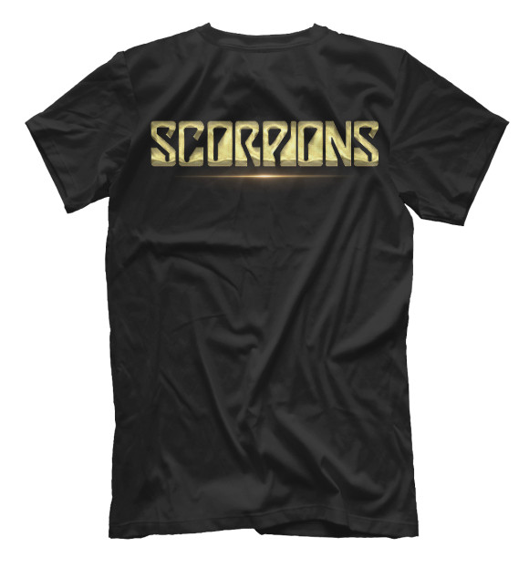 Мужская футболка с изображением Scorpions цвета Белый