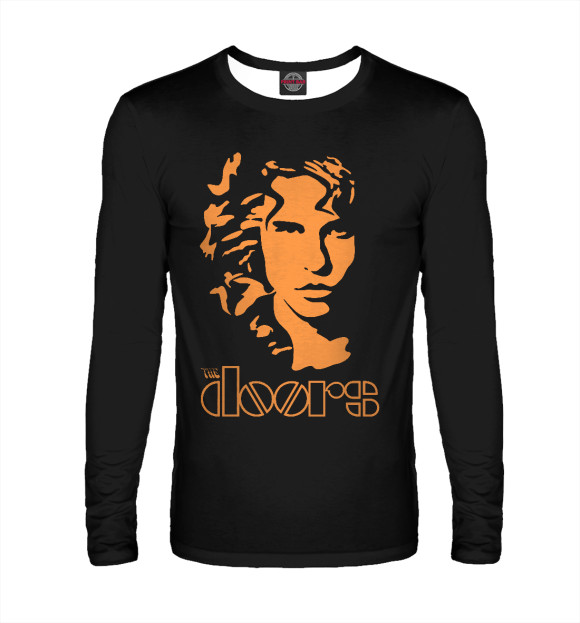 Мужской лонгслив с изображением The Doors цвета Белый