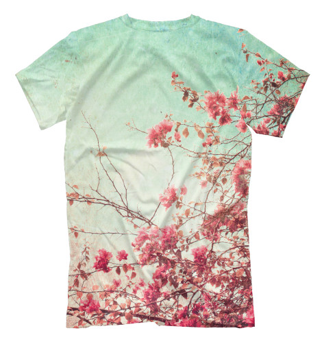 

Футболки Print Bar, Бежевый, Девушка и сакура