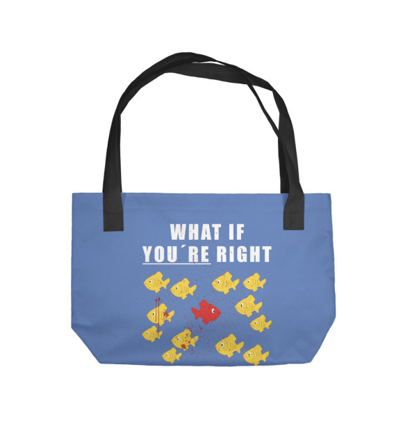Пляжная сумка с изображением Фарго цвета 