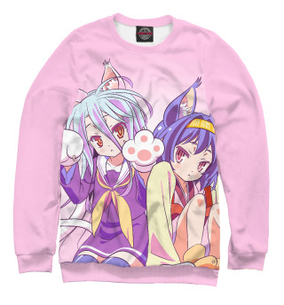 Свитшот для мальчиков No Game No Life. Широ и Изуна