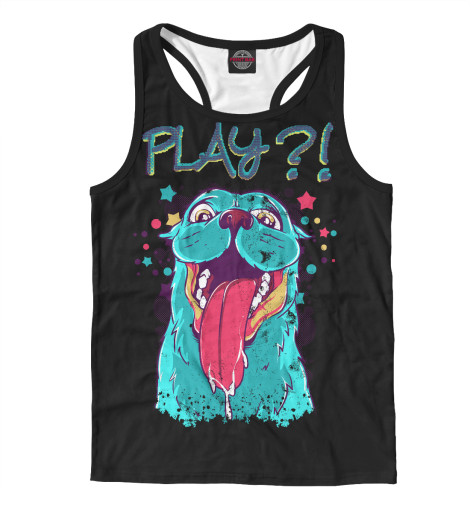 

Майки борцовки Print Bar, Белый, Play!