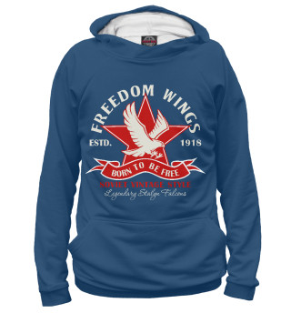 Мужское худи FREEDOM WINGS