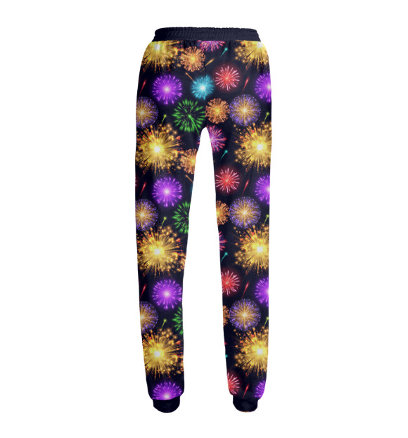 Женские спортивные штаны с изображением Салют цвета Белый