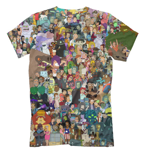 

Футболки Print Bar, Серый, Все герои