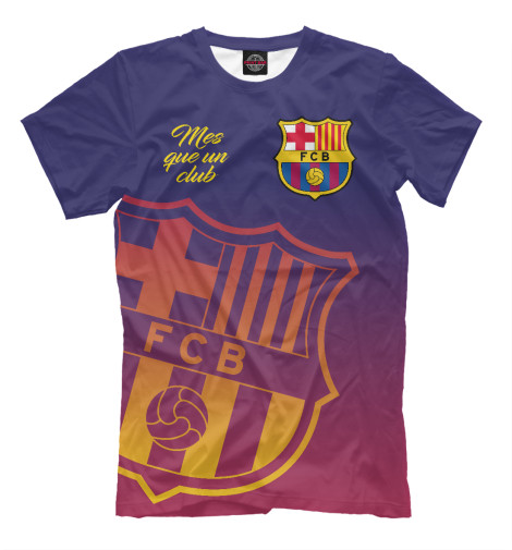 футболки print bar барселона форма домашняя 19 20 Футболки Print Bar Барселона
