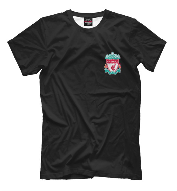 Мужская футболка с изображением Liverpool цвета Белый
