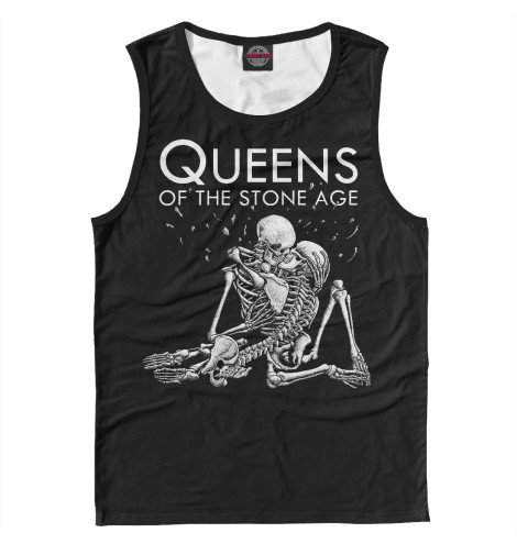 

Майки Print Bar, Белый, Queens of the Stone Age