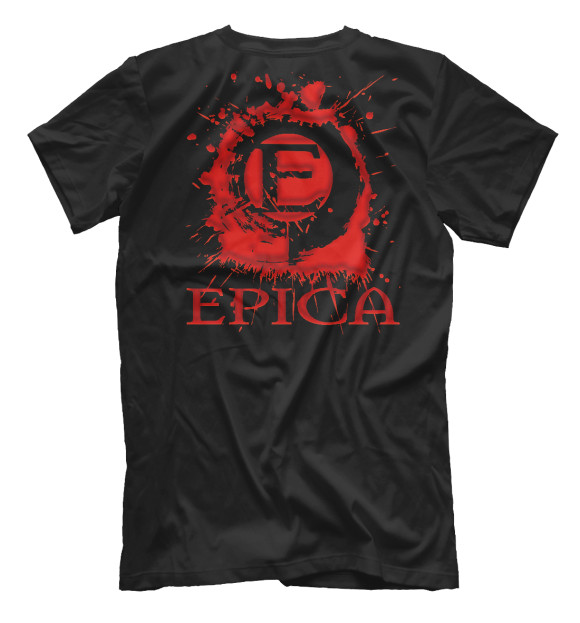 Футболка для мальчиков с изображением EPICA цвета Белый