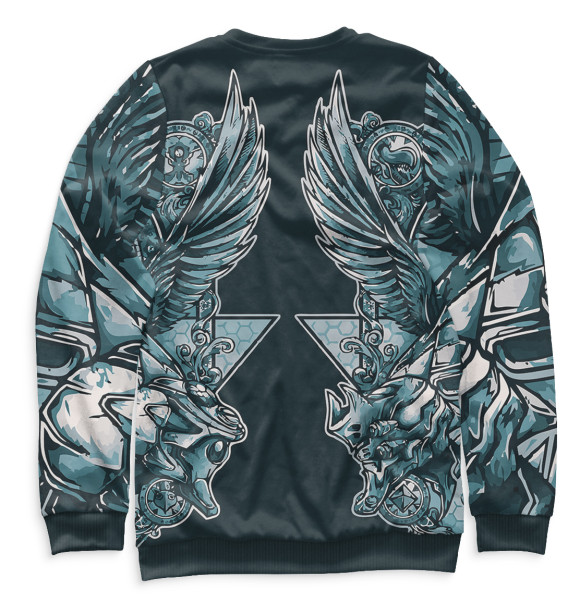 Свитшот для мальчиков с изображением Neon Genesis Evangelion цвета Белый