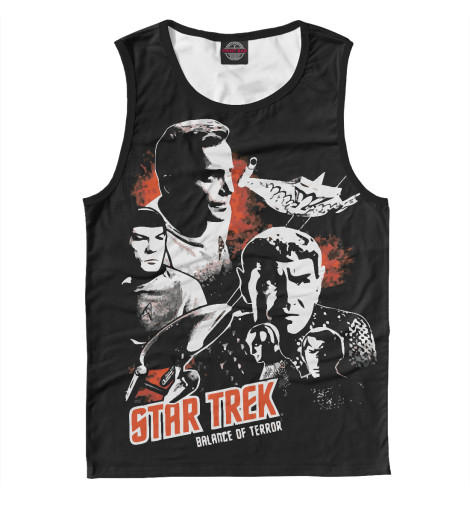 

Майки Print Bar, Белый, Star Trek