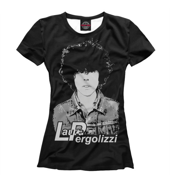 Женская футболка с изображением Laura Pergolizzi цвета Белый