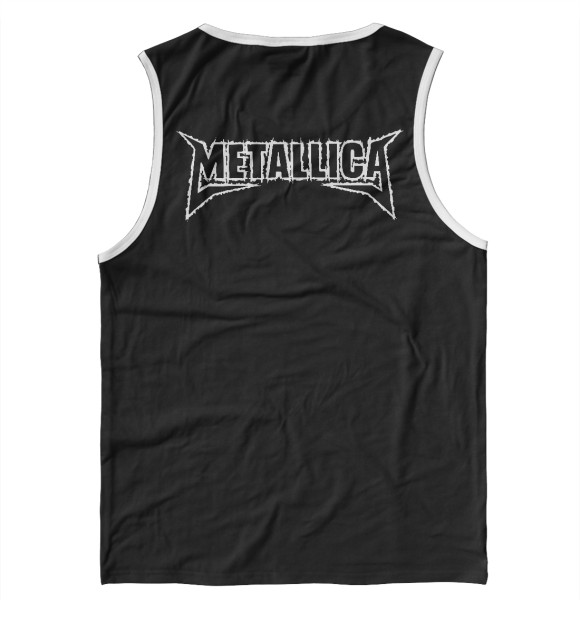 Мужская майка с изображением St Anger цвета Белый