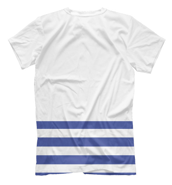 Мужская футболка с изображением Кит цвета Белый