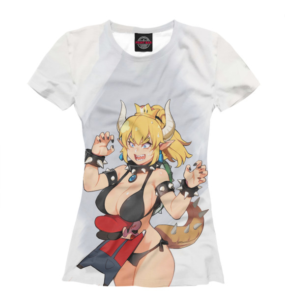 Женская футболка с изображением Боузетта цвета Белый