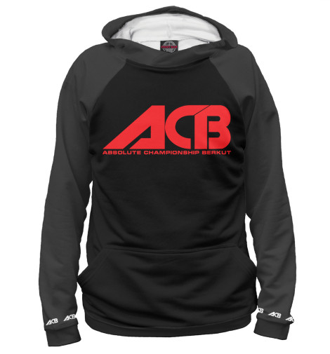 

Худи Print Bar, Белый, ACB black