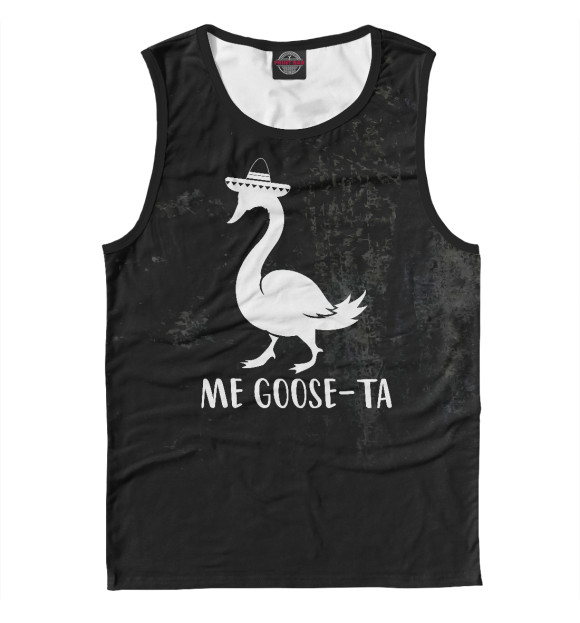 Майка для мальчика с изображением Me Goose-Ta цвета Белый