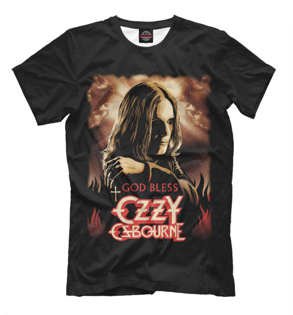 Футболка для мальчиков с изображением Oozzy osbourne цвета Белый