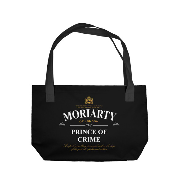 Пляжная сумка с изображением Мориарти цвета 
