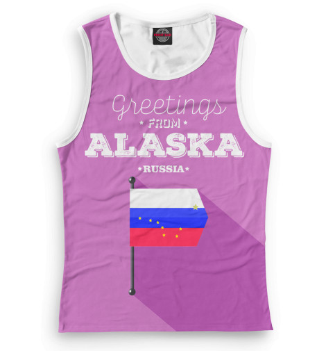 

Майки Print Bar, Белый, Аляска