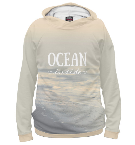 

Худи Print Bar, Белый, Океан внутри