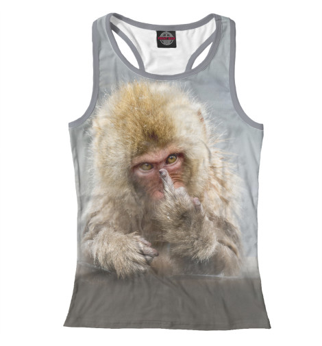 

Майки борцовки Print Bar, Белый, Японская макака