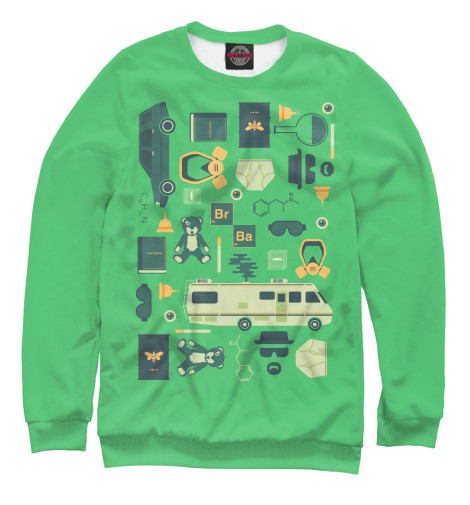 

Свитшоты Print Bar, Белый, Во все тяжкие