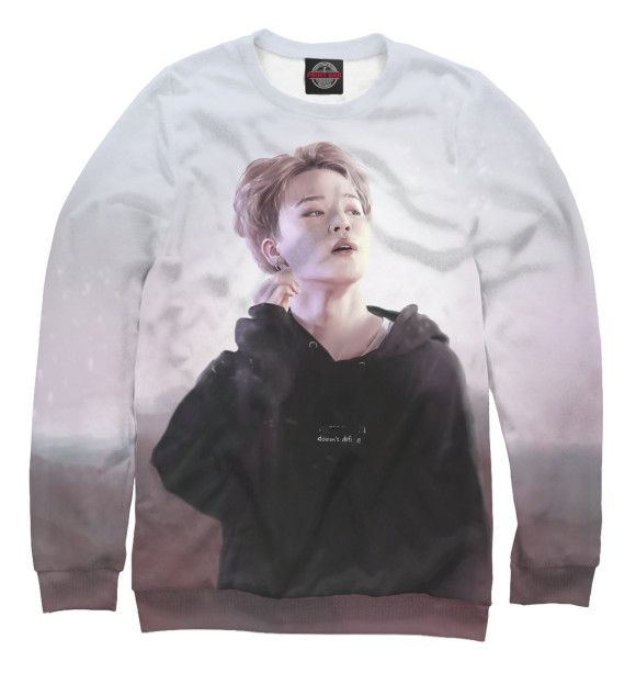 Свитшот для мальчиков с изображением BTS Jimin цвета Белый
