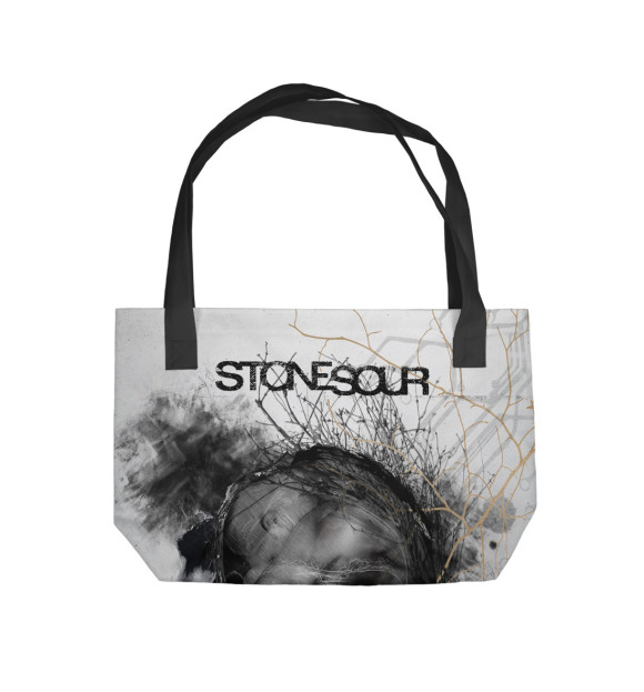 Пляжная сумка с изображением Stone Sour цвета 