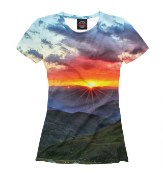 Женская футболка Sunrise