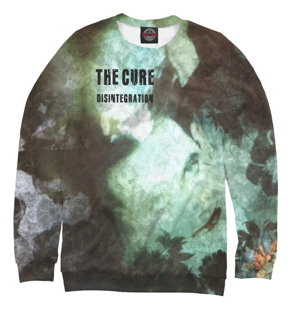 Женский свитшот с изображением THE CURE цвета Белый